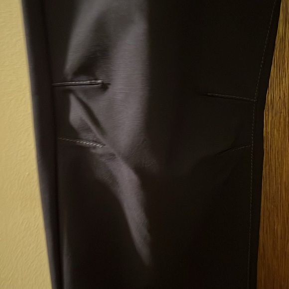 Worn once Athletica 91% nylon 9% spandex, black dress pants - Picture 3 of 7